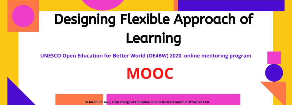 Banner of course Flexible approach of Learning